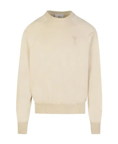 Ami Alexandre Mattiussi Ami De Coeur Sweatshirt In Nude