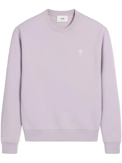 Ami Alexandre Mattiussi Ami De Coeur Sweatshirt In Purple