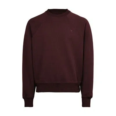 Ami Alexandre Mattiussi Ami De Coeur Sweatshirt In Purple
