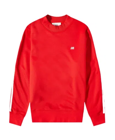 Ami Alexandre Mattiussi Ami De Coeur Sweatshirt In Red