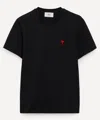 Ami Alexandre Mattiussi Logo-embroidered Organic Cotton-jersey T-shirt