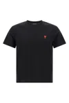 Ami Alexandre Mattiussi Cotton Jersey T-shirt In Black