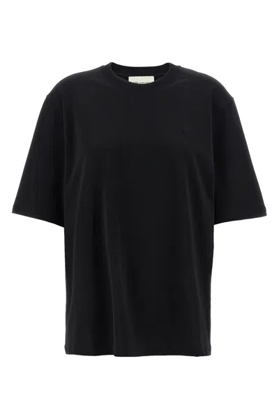 Ami Alexandre Mattiussi 'ami De Coeur' T-shirt In Black