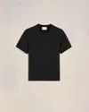 Ami Alexandre Mattiussi Ami De Coeur T-shirt Black In Black