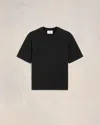 Ami Alexandre Mattiussi Organic-cotton T-shirt In Black