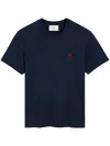 Ami Alexandre Mattiussi Cotton Jersey T-shirt In Blue