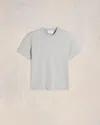 Ami Alexandre Mattiussi Ami De Coeur T-shirt Grey In Heather Ash Grey