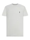 Ami Alexandre Mattiussi Ami De Coeur T-shirt In Organic Cotton Jersey In Multi