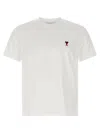Ami Alexandre Mattiussi Ami Paris Ami Paris De Coeur T-shirt In White