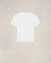 Ami Alexandre Mattiussi Ami De Coeur T-shirt White Unisex