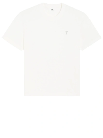 Ami Alexandre Mattiussi T-shirt Ami De Coeur In White