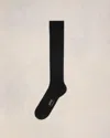 Ami Alexandre Mattiussi Ami De Coeur Thin Socks Black In Black