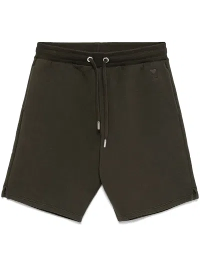 Ami Alexandre Mattiussi Ami De Coeur Track Shorts In Brown