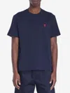 Ami Alexandre Mattiussi T-shirt Ami Paris Men Color Blue In Blue
