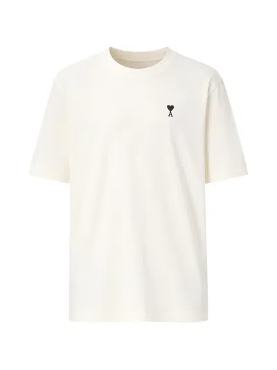 Ami Alexandre Mattiussi Ami De Coeur T-shirt In Neutral