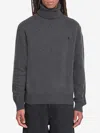 Ami Alexandre Mattiussi Ami Paris Charcoal Cashmere Blend Sweater