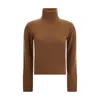 Ami Alexandre Mattiussi Ami Paris Women Ami De Coeur Turtleneck Sweater