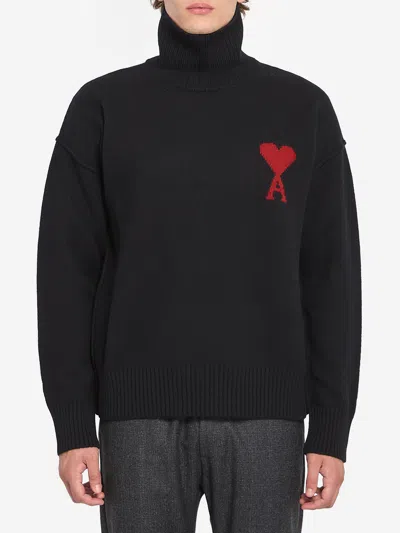 AMI ALEXANDRE MATTIUSSI AMI DE COEUR TURTLENECK SWEATER
