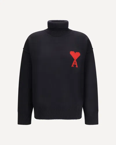 AMI ALEXANDRE MATTIUSSI AMI DE COEUR TURTLENECK SWEATER