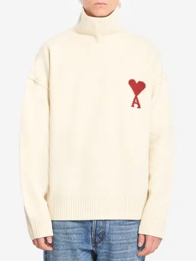 AMI ALEXANDRE MATTIUSSI AMI DE COEUR TURTLENECK SWEATER