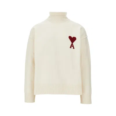 AMI ALEXANDRE MATTIUSSI 'AMI DE COEUR' TURTLENECK SWEATER