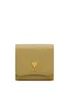 Ami Alexandre Mattiussi Ami De Coeur Wallet In Green