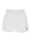 Ami Alexandre Mattiussi Ami De Coeur White Briefs With Adc Logo Embroidery On The Front In Cotton Man In White