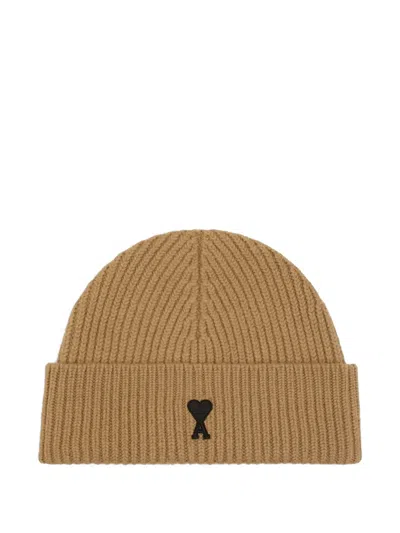 Ami Alexandre Mattiussi Ami De Coeur Wool Beanie