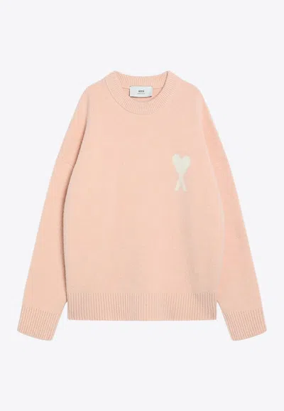 AMI ALEXANDRE MATTIUSSI AMI DE COEUR WOOL-BLEND SWEATER