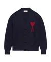 Ami Alexandre Mattiussi Intarsia-knit Wool Jumper In Blue