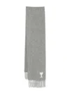 Ami Alexandre Mattiussi Ami Paris Women Ami De Coeur Wool Scarf
