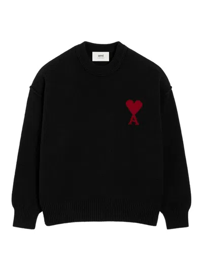 AMI ALEXANDRE MATTIUSSI AMI DE COEUR WOOL SWEATER