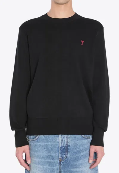 AMI ALEXANDRE MATTIUSSI AMI DE COEUR WOOL SWEATER