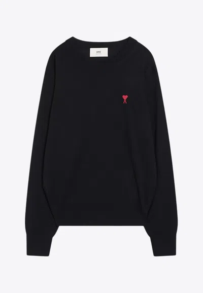 AMI ALEXANDRE MATTIUSSI AMI DE COEUR WOOL SWEATER