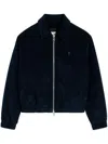 Ami Alexandre Mattiussi Ami De Caur Cotton Corduroy Blouson In Blue