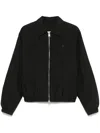 Ami Alexandre Mattiussi Ami Paris Quilted Corduroy Jacket In Black