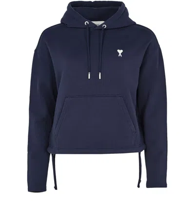 Ami Alexandre Mattiussi Ami Paris Women Ami De Coeur Sweatshirt In Blue