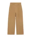 Ami Alexandre Mattiussi Ami Paris Camel Ami Paris De Coeur Joggers In Brown