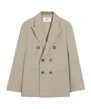 Ami Alexandre Mattiussi Double Breasted Jacket Neutrals For Men In Nude