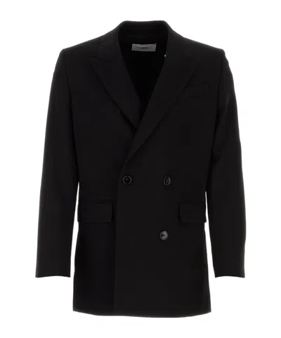 AMI ALEXANDRE MATTIUSSI AMI DOUBLE BREASTED SLEEVED BLAZER