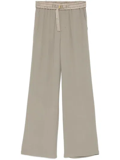 AMI ALEXANDRE MATTIUSSI AMI DRAWSTRING PALAZZO PANTS
