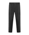 Shop Ami Alexandre Mattiussi Ami Elastic Waist Straight-leg Pants In Black