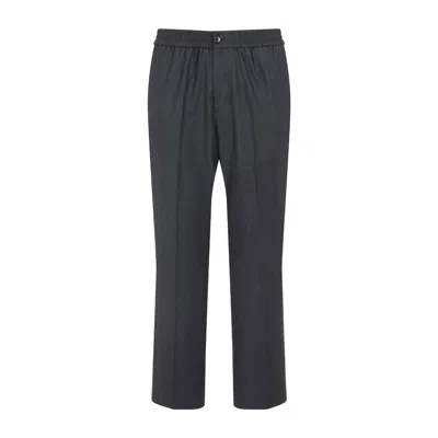 Ami Alexandre Mattiussi Ami Paris Elasticated Waist Pants In Gray