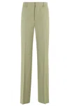 Ami Alexandre Mattiussi Ami Flare Leg Pants With High Waist And Tailored Finish In Neutrals