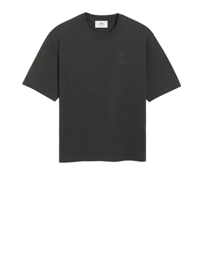 Ami Alexandre Mattiussi Ami T-shirts And Polos Black In Green