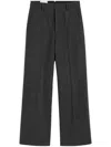 Ami Alexandre Mattiussi Belt-loop Casual Pants In Black