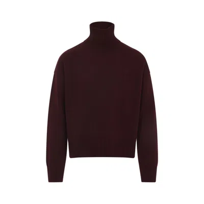 Ami Alexandre Mattiussi Ami Paris Sweater In Brown