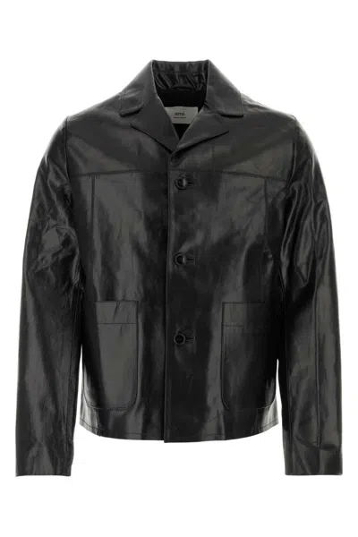 Ami Alexandre Mattiussi Ami Jackets And Vests In Black