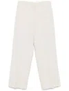 Ami Alexandre Mattiussi Ami Light Beige Tailored Trousers In Neutrals