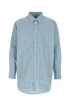 Ami Alexandre Mattiussi Poplin Button-down Shirt In Blue